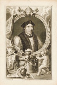 ロチェスター司教ジョン・フィッシャー 1760年頃（エングレーヴィング） 作： Jacobus Houbraken