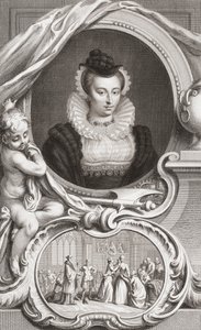 メアリー、スコットランドの女王 作： Jacobus Houbraken