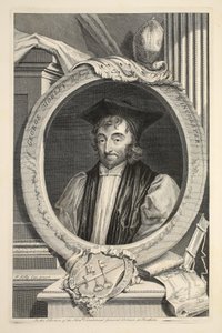 ウィンチェスターの司教、ジョージ・モーリーの肖像画、「イギリスの輝かしい人物の頭」のイラストナップトン、ロンドン1742 作： Jacobus Houbraken