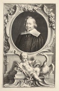 ジョン・ピムの肖像、「イギリスの輝かしい人物の頭」のイラスト、パブ。ナップトン、ロンドン1742 作： Jacobus Houbraken