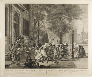 アムステルダムの少年たち 作： Jacobus Houbraken