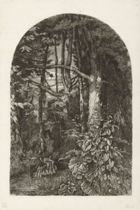 小川のある森 作： Jacobus Ludovicus Cornet