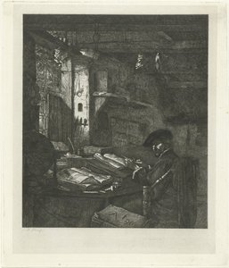 彼のオフィスの商人 作： Jacobus Ludovicus Cornet
