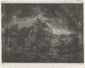 月明かりの風景 作： Jacobus Ludovicus Cornet
