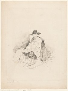 休憩中の旅人 作： Jacobus Ludovicus Cornet