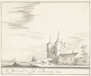 1607 年にヴィアネンのレクの門 作： Jacobus Stellingwerff