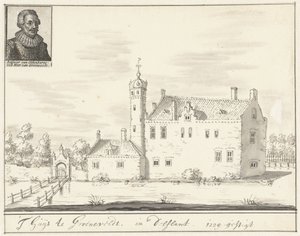 デルフランドの城 Groenevelt 作： Jacobus Stellingwerff