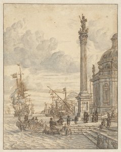 イタリアの港 作： Jacobus Storck