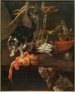 犬と猫のキッチンピース 作： Jacobus Victors
