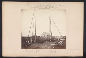 遠心ポンプを備えた下部蒸気ポンプステーション / Nieuwerkerk aan den IJssel、1868 年 6 月 15 日 (オブジェクトのタイトル) ロッテルダムの東にあるシーラントのプラッセンの排水 (オブジェクトのシリーズ タイトル) 作： Jacobus van Gorkom jr.