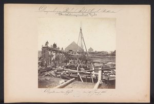 1868 年 6 月 15 日のオージェ付き蒸気ポンプ場の下 / Capelle aan den IJssel (オブジェクトのタイトル) ロッテルダムの東にあるシーラントのプラッセンの排水 (オブジェクトのシリーズ タイトル) 作： Jacobus van Gorkom jr.