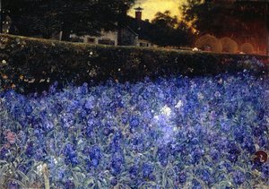 7月（「夏の贅沢」）、1890〜1910年頃（キャンバスに油彩） 作： Jacobus van Looy