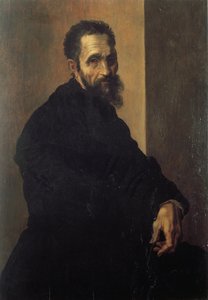 ミケランジェロ・ブオナローティの肖像 このミケランジェロまたはミッシェル・アンジェ 作： Jacopino del Conte