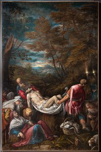 キリストの遺体の埋葬 作： Jacopo (1510 92) Bassano