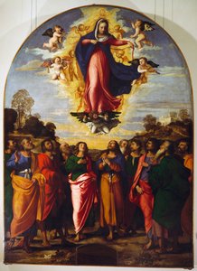聖母被昇天 作： Jacopo (c.1480 1528) Palma