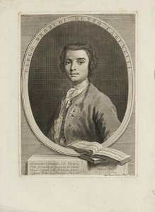 歌手のファリネリ・カルロ・ブロスキの肖像1705-1782、1735 作： Jacopo Amigoni