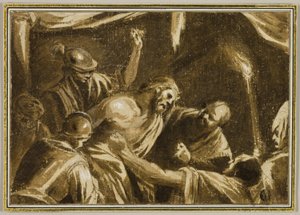 いばらの冠をかぶったキリスト 作： Jacopo Bassano