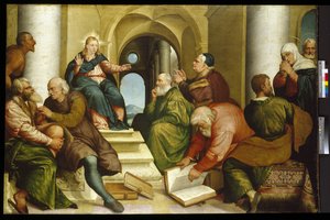 医者の中のキリスト、16世紀 作： Jacopo Bassano