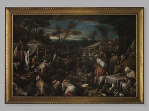 グレートマーケット、1580〜85年頃 作： Jacopo Bassano