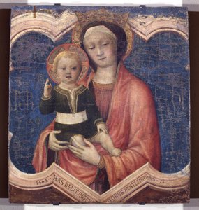 マドンナと子供、1448 作： Jacopo Bellini