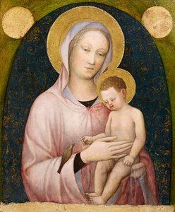 マドンナと子 作： Jacopo Bellini