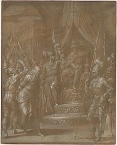 ヘロデの前のキリスト 作： Jacopo Ligozzi