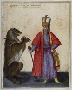 ヤコポ・リゴッツィ（1547-1626）が描いた「ジャニスリーと熊