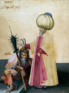 ムフティーとモンスター（ヤコポ・リゴッツィ（1547-1627）作画