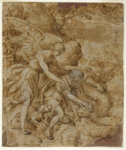 トビアスと天使ラファエル 作： Jacopo Ligozzi