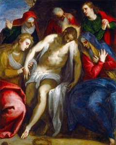 嘆き、c。 1620年。 作： Jacopo Palma