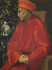 コジモデメディチ（イルヴェッキオ）、1518年 作： Jacopo Pontormo