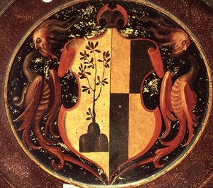 ヘラルドの盾 1529年頃 （パネルに油彩） （50329の裏面