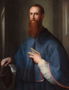 モンシニョールデッラカーサ、c.1541-42（パネルに油彩） 作： Jacopo Pontormo