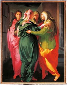 訪問」（絵画 作： Jacopo Pontormo