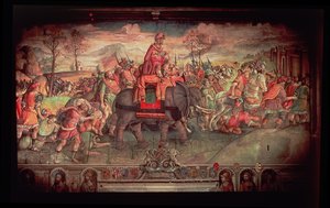 アルプスを横断するハンニバル 作： Jacopo Ripanda