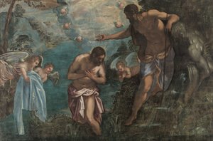 キリストの洗礼、1580年代