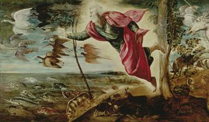 動物の創造 作： Jacopo Robusti Tintoretto