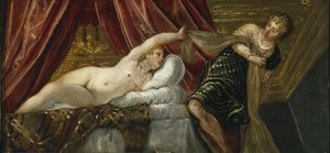 ジョセフとポティファルの妻 作： Jacopo Robusti Tintoretto