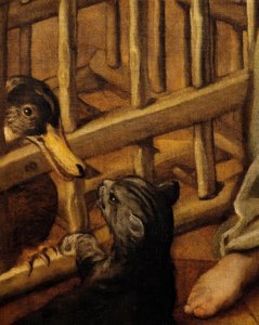 白鳥とレダ 作： Jacopo Robusti Tintoretto