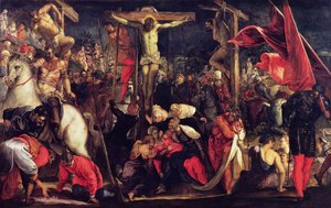 はりつけ 作： Jacopo Robusti Tintoretto