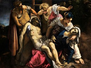 堆積、約1562。 作： Jacopo Robusti Tintoretto