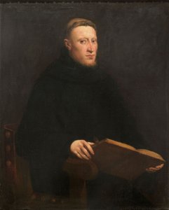 イタリア語：オノフリオ・パンヴィニオの肖像 オノフリオ・パンヴィニオの肖像 作： ヤコポ・ティントレット