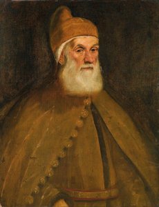 ドージェ・ジローラモ・プリウリの肖像、1550年。 作： Jacopo Tintoretto