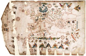 地中海、黒海、北東大西洋 作： Jacopo Vesconte Maggiolo