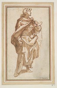 立っている若い男 作： Jacopo Zucchi