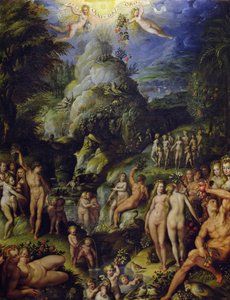 金の時代、1565年頃 作： Jacopo Zucchi