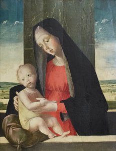 聖母子像 1490-1500年頃 油彩・パネル 作： Jacopo da Valenza