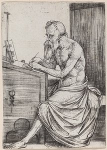 聖ジェローム、c。 15011504。 作： Jacopo de Barbari