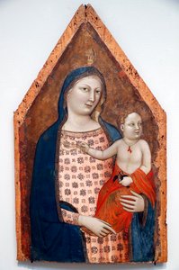 聖母子、1337〜39年頃 作： Jacopo del Casentino