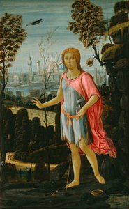 洗礼者聖ヨハネ 作： Jacopo del Sellaio